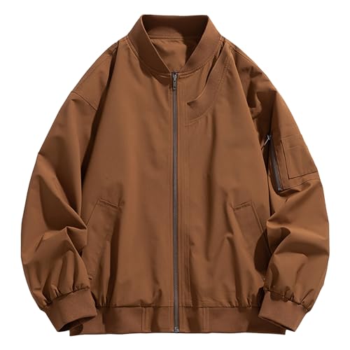 Flight jacket homme contre le vent veste légère zippée mi-saison