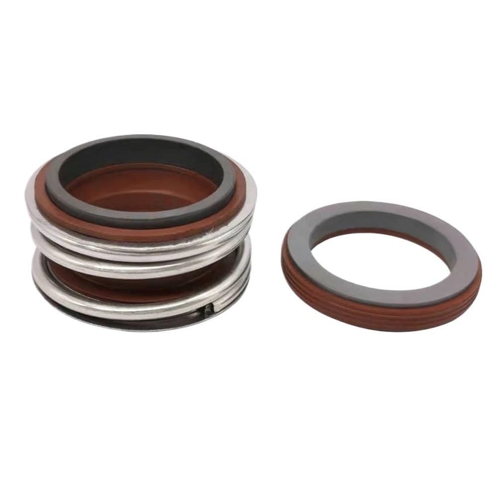 Water Pump Seal 1pc SiC/SiC/FKM Shaft Sealing, MB1/MG1/109 Series Fit 12-75mm Mechanical Seal Single Spring for Water Pump(53mm)