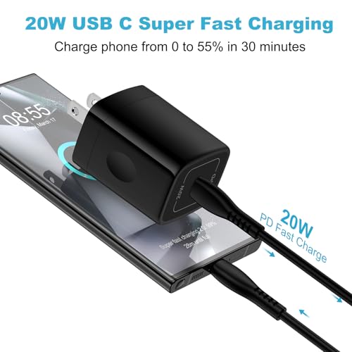 Kit de chargeur USB C FiveBox avec câble de charge rapide pour smartphone - 5