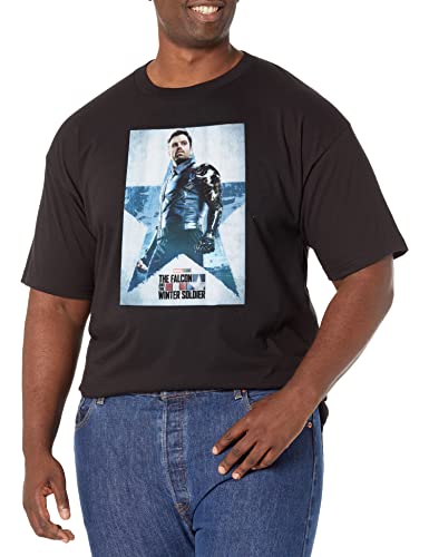 T-Shirt Marvel Soldats Noir en taille 5XL pour vos journées casual