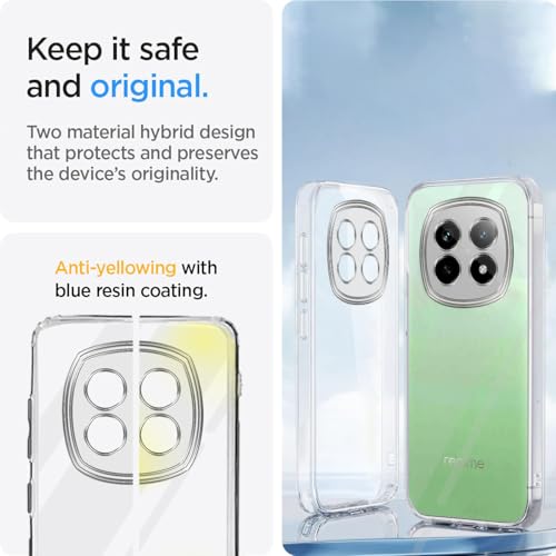 Image of Jkobi Back Cover for Realme P2 Pro (Silicone Clear Shockproof Case with Camera Protection | Soft and Flexible | Transparent)