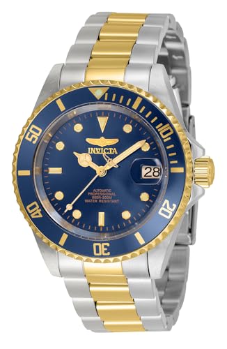 Image of Invicta Stainless Steel Diver's 200M Automatic Blue Dial Analog Watch - for Men 35703