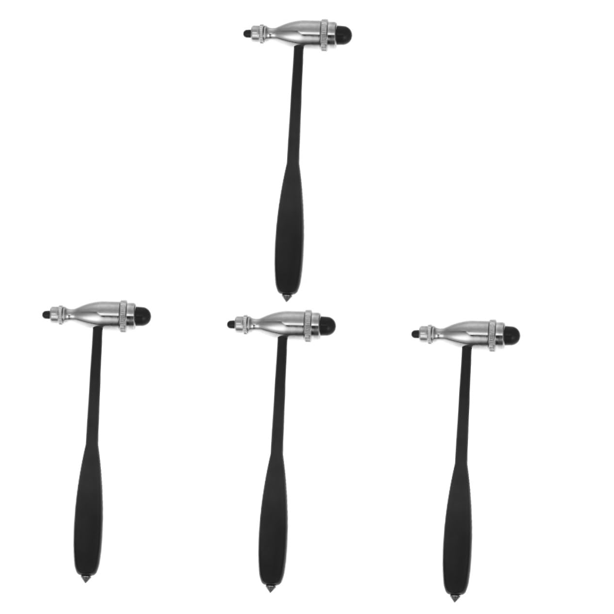 Gatuida 4piezas Martillo Neurológico Multifuncional De Inoxidable Para Exámenes Médicos y Pruebas De Percusión Herramienta Diagnóstica Esencial Para Hospitales y Uso Doméstico