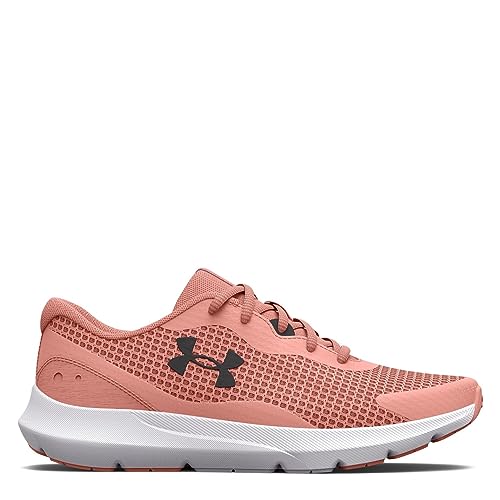 Image of Under Armour Surge 3 Sneakers for Women - Breathable Mesh Upper and Lace up Closure, Sturdy and Durable Shoes