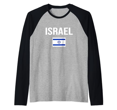Israeli Home Pride Classic - Bandera de Israel Camiseta Manga Raglan