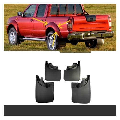Guardabarros de coche para Nissan Navara D22 y Frontier 1998-2014 2