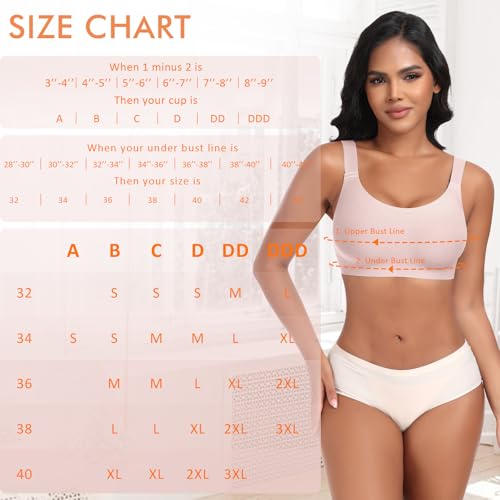 Image of Ganado Women Wireless Jelly Bra Seamless Full Coverage Bras