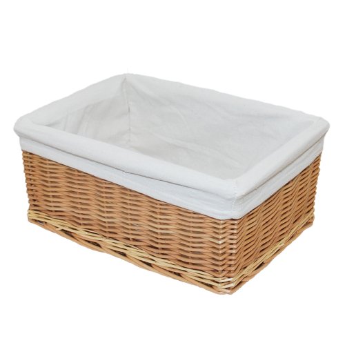 Toyooka Tajima kiryu-zaiku hand-woven koriyanagi willow storage basket, natural untreated finish