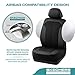 Skechers Car Seat Covers,GOGA Mat Oxford Cloth Seat Covers,Waterproof Car Seat Covers Front Seats,Automotive Universal Fit Seat Cover for Most Cars, Suvs, Trucks,Black