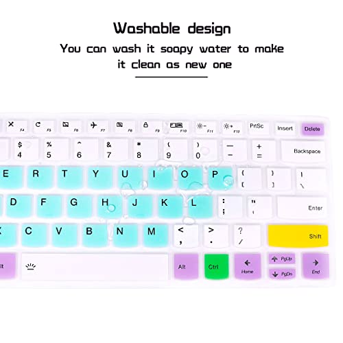 Protector de teclado de silicona HRH para Lenovo Yoga y Flex miniatura 7