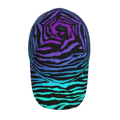 Casquette de baseball violette style délavé et imprimé papillon original - 4