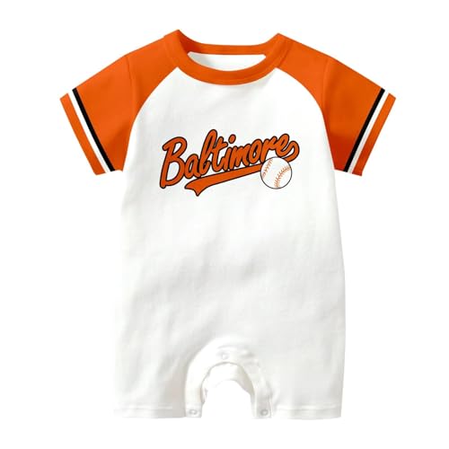 Image of KREDE Baby Clothes Unisex Bodysuit White Custom Name Number for Baby Boys