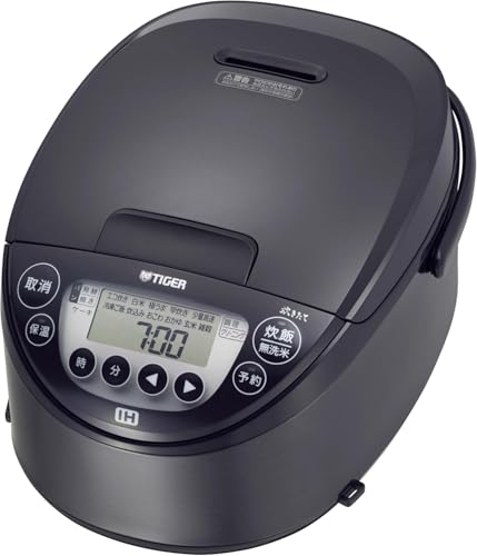 【WEB限定】 タイガー魔法瓶(TIGER) 炊飯器 1升 IH式 日本製 炊きたて 遠赤厚釜 調理 早炊き 時短洗浄 冷凍ご飯 少量高速 内ぶた 食洗器対応 お手入れ簡単 環境配慮モデル WEB取説 しゃもじなし ブラック JPN-N180 K