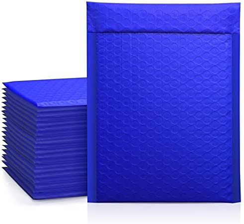 Metronic Bubble Mailers 6x10 25 Pack Royal Blue Waterproof Padded Envelopes