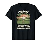 I was One Under Today Funny Golf Lover Golfer Golfing T-Shirt