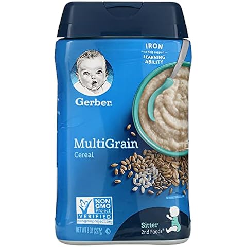 Gerber Baby Cereal Multigrain Cereal 8oz (227g) Non-GMO Cover