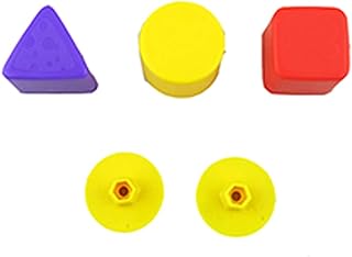 Replacement Parts for Stride-to-Ride Puppy - Fisher-Price Laugh and Learn Stride-to-Ride Puppy W9740 - Replacement 1 Square, 1 Triangle, 1 Cylinder, and 2 Hubs
