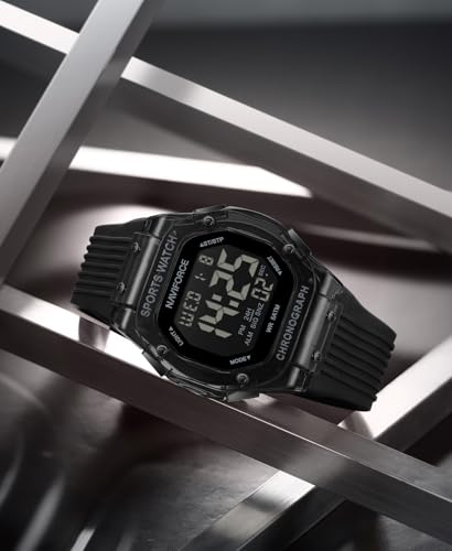 Image of NAVIFORCE NF7113 LCD Display Multi-Function Silicone Strap Digital Watch