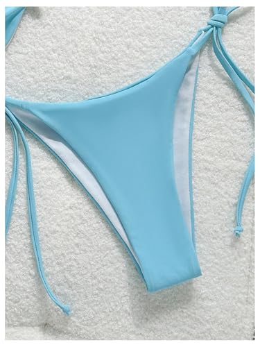 Milumia Women's Bikini Set Metal Starfish Swimsuit Tie Side 2 Pieces String Bathing Suit4