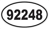US Decal, Inc. Number 92248 Oval Sticker