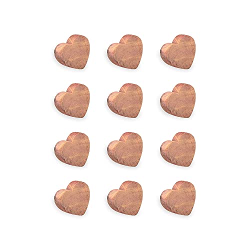 Oikos - Kit 12 Corações de Cedro Antimofo