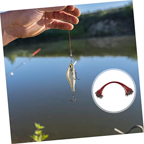 100 piezas cable de pesca resistente a corrosión miniatura 6
