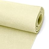 LUPATDY Tela de Fieltro Beige 40cm x 250cm, Rollo de Fieltro por Metros, 1mm de grosor, Tela de Fieltró Color Liso para Patchwork, Costura, Manualidades, Decoración