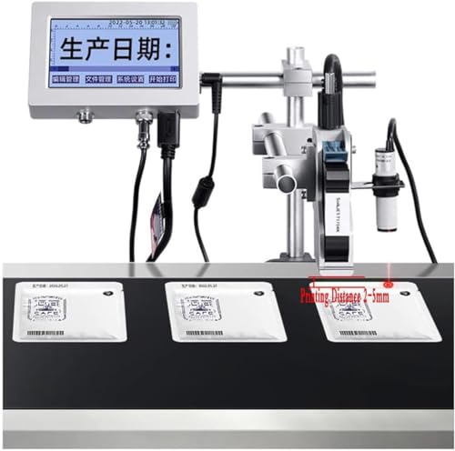 Impressoras a jato de tinta industriais de 12,7 mm / 25,4 mm, codificador a jato de tinta para impre