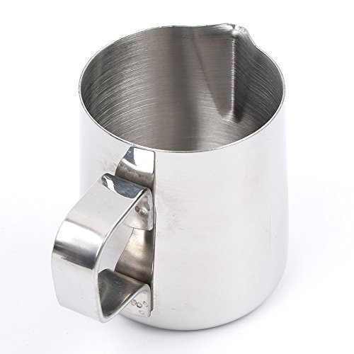 NUOMI Milk Frothing Pitcher 150ML Stainless Steel Espresso Steaming Pitchers, Small - Thumbnail 2