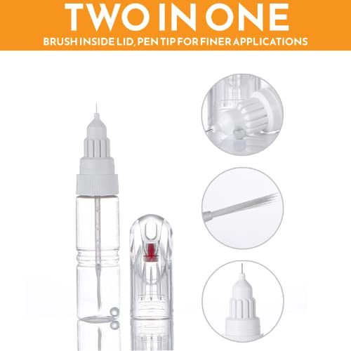 Xtremeauto [Perfect Match Car Touch Up Paint by Registration – Custom Colour Match, 2-in-1 Paint Pen & Brush Scratch Remover for Vehicles, Easy to Apply