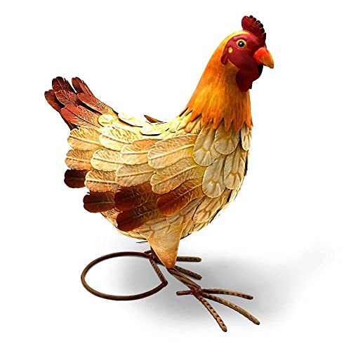 Poule deco jardin animaux