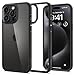 Produktbild Spigen für iPhone 15 Pro Ultra Hybrid Hülle [Anti-Yellowing] Case Handyhülle Schutzhülle Cover Transparent Durchsichtig Dünn Slim -Matte Black