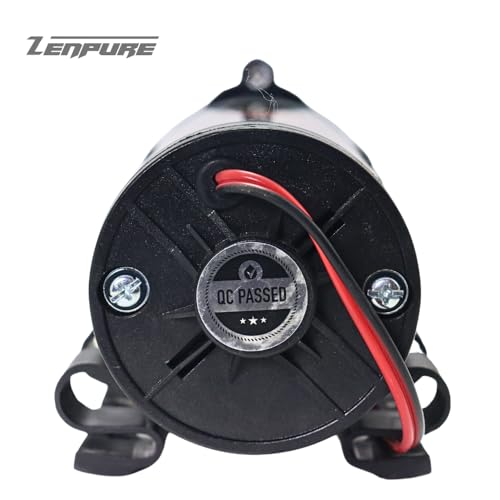 Image of ZENPURE RO 100 GPD Booster Pump 24V DC Copper Winding Works Upto 2000 TDS Compatible with Kent Aquaguard Pureit Livpure and All RO Water Purifiers with 2 Elbow Connectors 1 Year Warranty