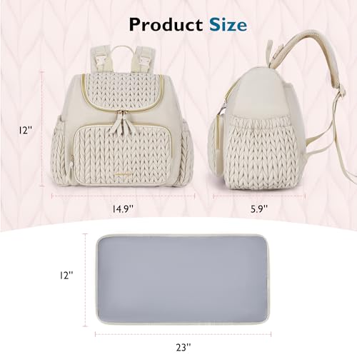 Mommore MM3101331AN-FUS Diaper Bag Small Diaper Backpack Stylish Toddler Baby Mini Maternity Bags Travel Backpacks thumb #5