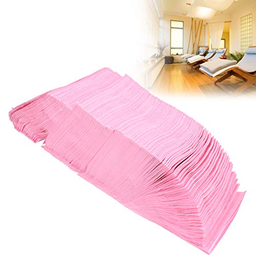 Waterproof Tattoo Tablecloth, Beauty Salon Tablecloth 125pcs/bag Of the Package Wood Pulp Paper Surface Is Moisture‑proof for Dental Clinics for DIY Use(pink)