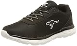 Secret Pocket KangaROOS Unisex KN-Nami Sneaker, Jet Black/White, 40 EU