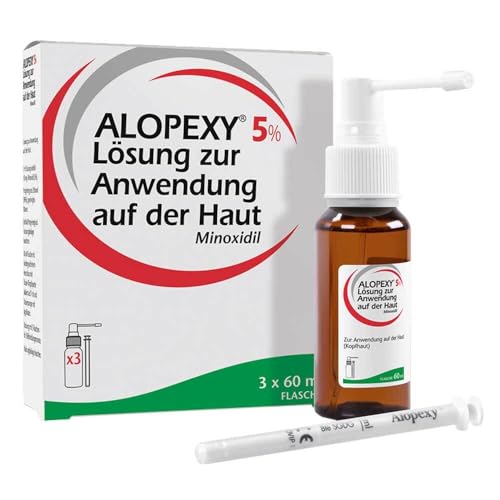 ALOPEXY 5% Minoxidil-Lösung zur Anwendung auf der Haut,180ml