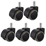 for 5 Packs Office Chair Casters with Universal Standard Size 11mm ...