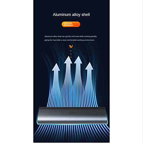 Caja externa para SSD M.2 NGFF USB 3.1 Gen 2 5Gbps gris miniatura 6