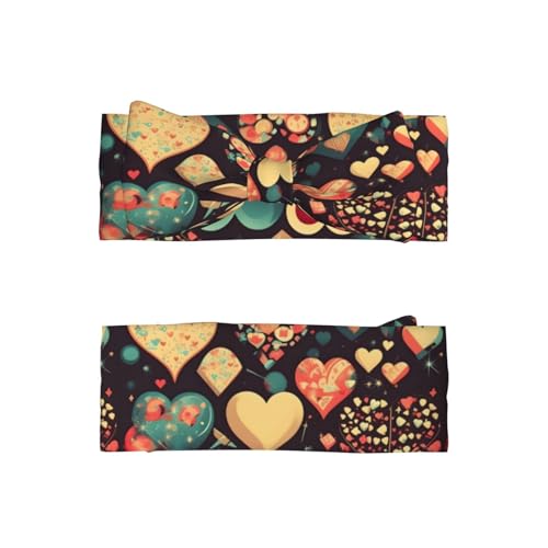 Heart Crush Flower Baby Bow Headband. Comfortable baby headband, suitable for daily wear and photo props.2