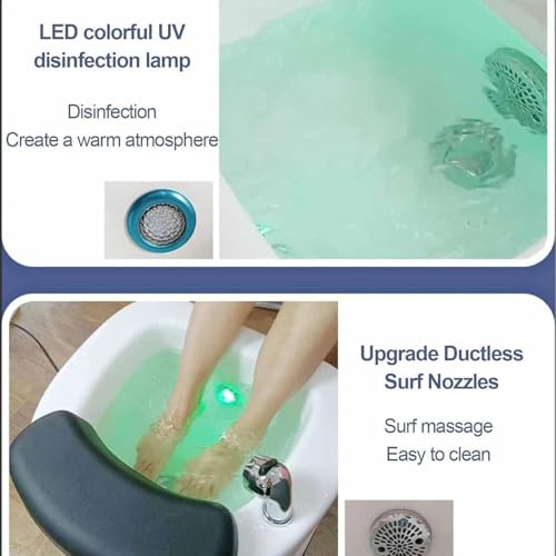 Spa de pies con masaje y burbujas DHMYDPDZ 220V miniatura 4