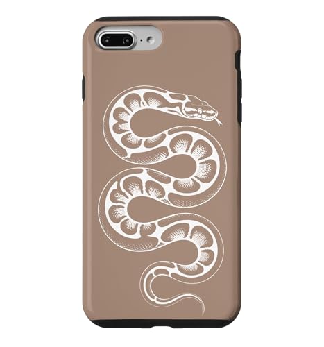 Ball Python Morph Lover �X�l�[�N�O���t�B�b�N �u���E�� �X�}�z�P�[�X iPhone 7 Plus/8 Plus �p