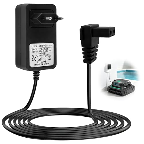 12.6V Chargeur pour Aiper Seagull SE Aspirateur Piscine Alimentation Remplacement pour 600 1000 1500 P1111 HJ1103J HJ1102 Adaptateur pour Aiper Seagull avec...