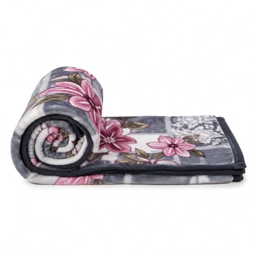 Image of Signature Special Limited Edition Super Soft Double Layered Blanket - 1100 GSM Winter Luxury - Reversible, Ultra Warm & Plush - King & Single Bed (Slate Grey, Double)