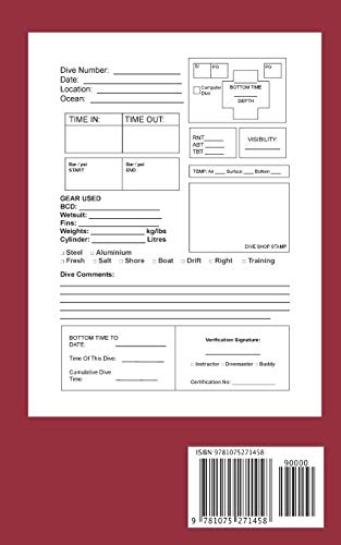 Scuba Diver Logbook: Glove Compartment Purse Size Diving Companion - Thumbnail 2