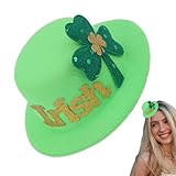 Pasadores de San Patricio para Mujeres - Accesorios Lindos de Peluquería y Traje - Pasadores de Trébol para Mujer | Para Niñas Adolescente Evento Noche Foto Diario