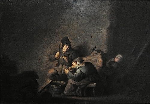 Affiche d'art Adriaen Jansz Van Ostade impression grand format 60x90cm de prestige