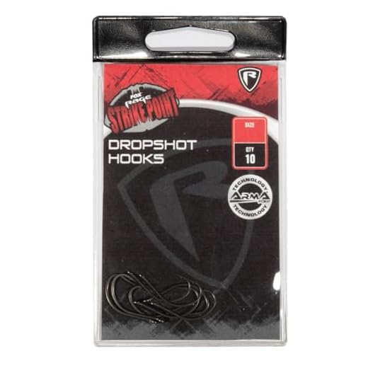 Fox Rage SP Drop Shot Hooks - 10 Dropshothaken, Größe:4