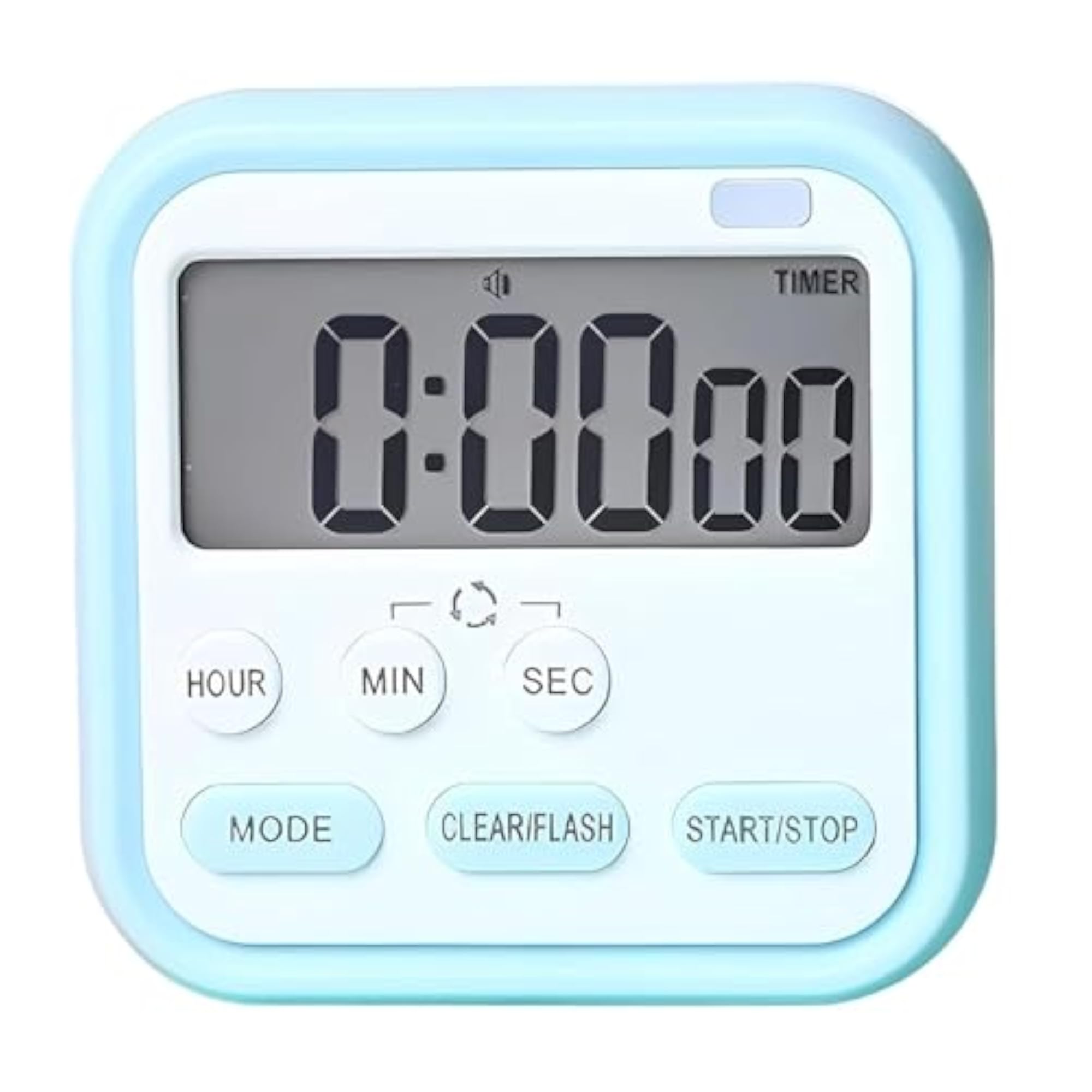 Digital Kitchen Timer with Magnetic Back and Loud Alarm