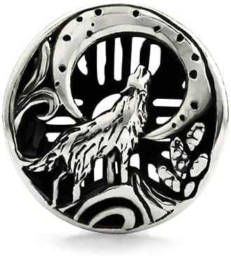 OHM Howling At The Moon Sterling Silver Bead